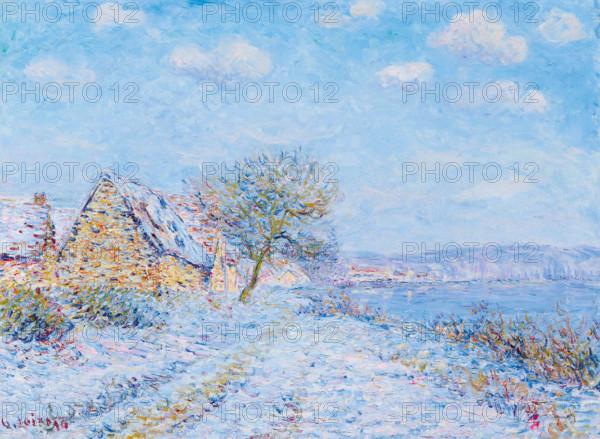 Tournedos-sur-Seine. Neige, givre, soleil, 1899-1900. Creator: Loiseau, Gustave (1865-1935).