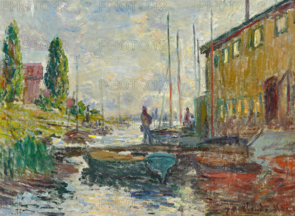 Le bassin d'Argenteuil, 1875. Creator: Monet, Claude (1840-1926).