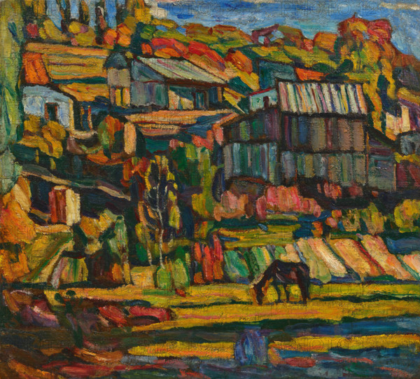 Suburbs of Kiev, c1918. Creator: Manievich (Manevich), Abraham (Abram) (1883-1942).