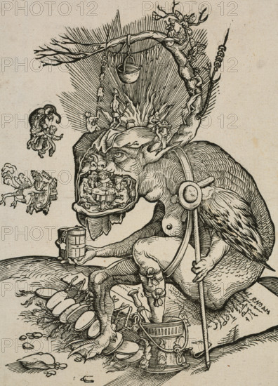 Satire of Indulgence, before 1536. Creator: Gerung, Matthias (1500-1568/70).