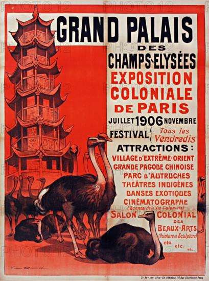 Paris colonial exhibition, 1906, 1906. Creator: Bouisset, Firmin (1859-1925).