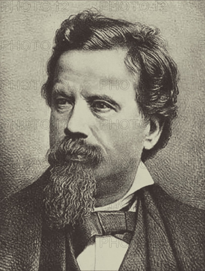 Portrait of the Composer Amilcare Ponchielli (1834-1886). Creator: Anonymous.