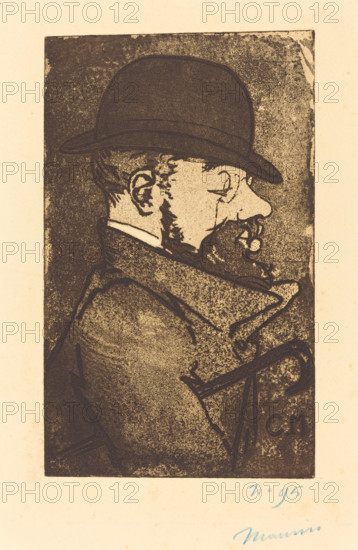 Portrait of Toulouse-Lautrec, 1893. Creator: Maurin, Charles (1856-1914).