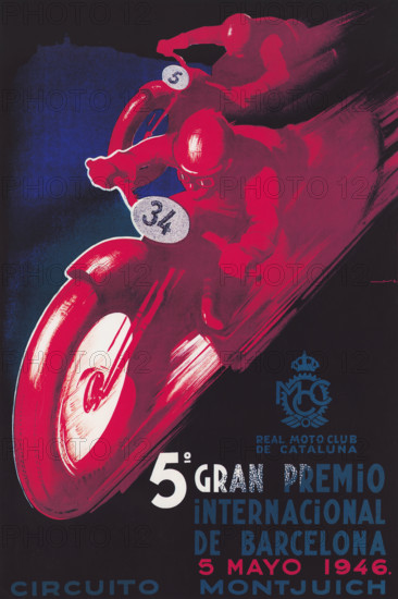 5th International Grand Prix of Barcelona, May 5, 1946, 1946. Creator: Morell, Josep (1899-1949).