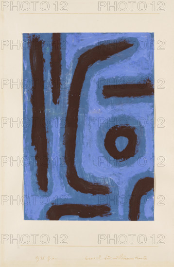 Akkord für ein Blumentheater, 1938. Creator: Klee, Paul (1879-1940).