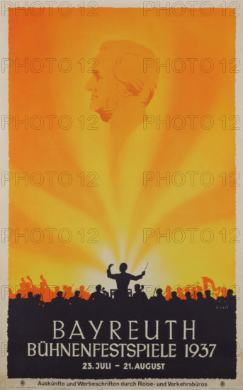 Bayreuth Festival 1937, 1937. Creator: Wiertz, Jupp (1888-1939).