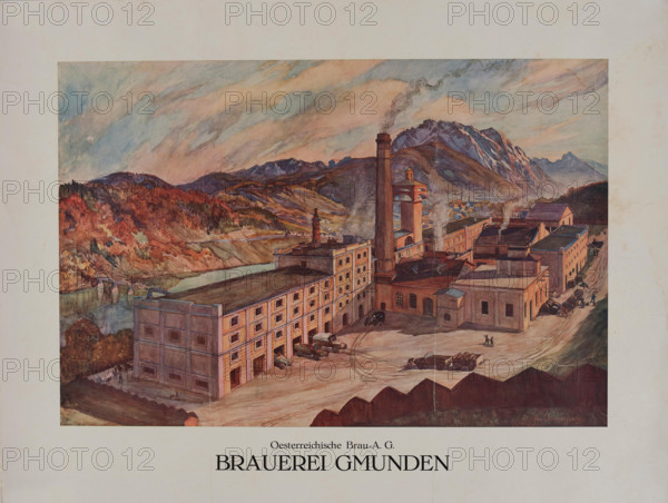 The Gmunden Brewery, c1930. Creator: Chlingensperg, Adelheid von (1887-1944).