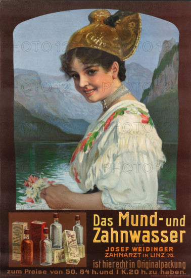 The mouth and toothwash by Josef Weidinger, c1900-1910. Creator: Anonymous.