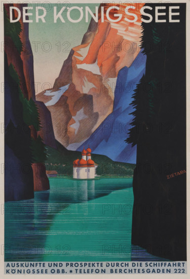 The Königssee, 1930s. Creator: Zietara, Valentin (1883-1935).