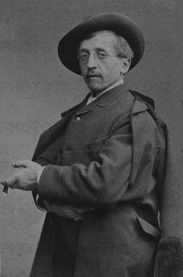 Portrait of Anton Azbe (1862-1905), c1900. Creator: Photo studio Franz Werner, Munich .
