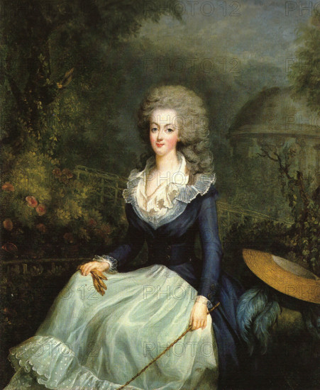 Marié-Antoinette devant le temple de l'Amour. Creator: Gautier Dagoty, Jean-Baptiste André (1740-1786).