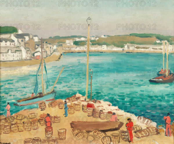 Quai d'Audierne, 1928. Creator: Marquet, Pierre-Albert (1875-1947).
