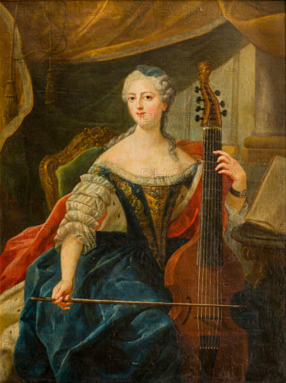 Portrait of Princess Isabella of Parma (1741-1763), Archduchess of Austria, c1760. Creator: Anonymous.