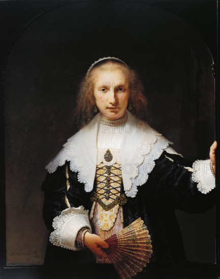 Portrait of Agatha Bas , 1641. Creator: Rembrandt van Rhijn (1606-1669).