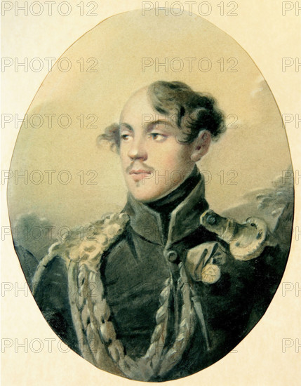 Portrait of Count Nikolai Ilyich Tolstoy (1794-1837). Creator: Molinari, Alexander (1772-1831).