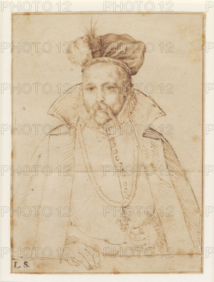 Portrait of Tycho Brahe (1546-1601) . Creator: Gemperle, Tobias (1550-1587).