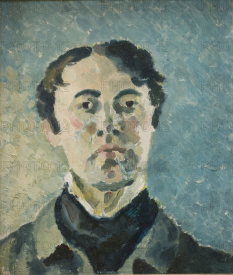 Self-portrait, 1907. Creator: Giersing, Harald (1881-1927).