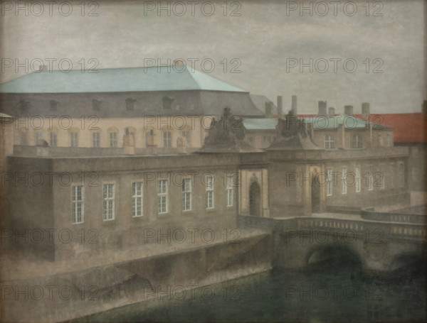 View of Christiansborg Palace. Late Autumn, c1892. Creator: Hammershøi, Vilhelm (1864-1916).