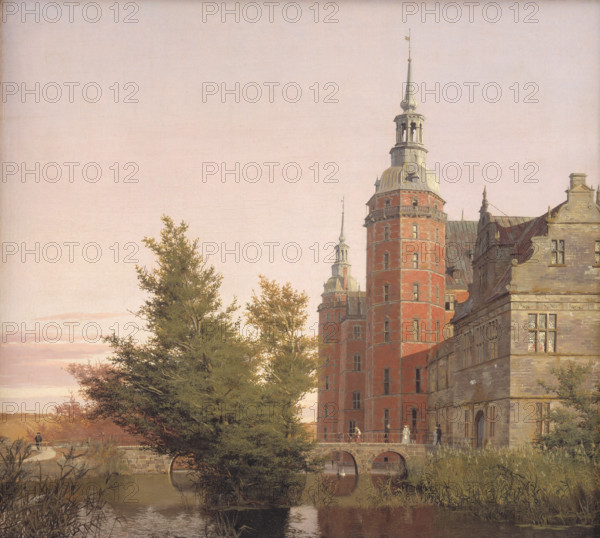 Frederiksborg Castle Seen from the Northwest, 1836. Creator: Købke, Christen Schiellerup (1810-1848).