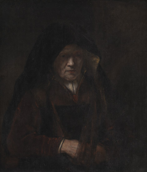 An Old Woman, 1655. Creator: Rembrandt van Rhijn, (School) .