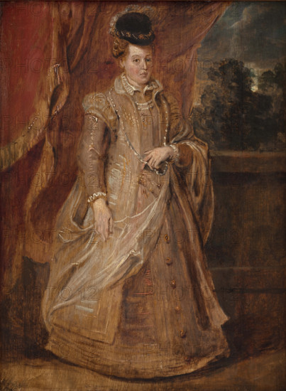Portrait of Joanna of Austria (1547-1578), Grand Duchess of Tuscany, 1622-1623. Creator: Rubens, Pieter Paul (1577-1640).