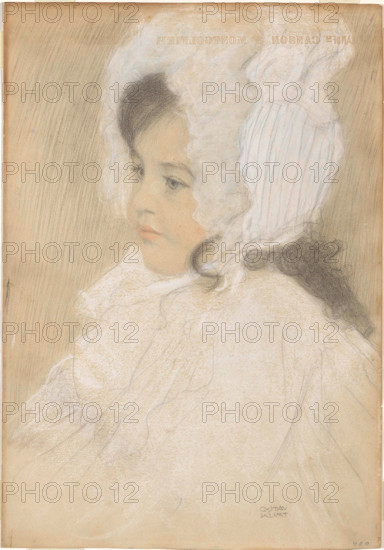 Portrait of a Child (Marie Moll), 1902-1904. Creator: Klimt, Gustav (1862-1918).