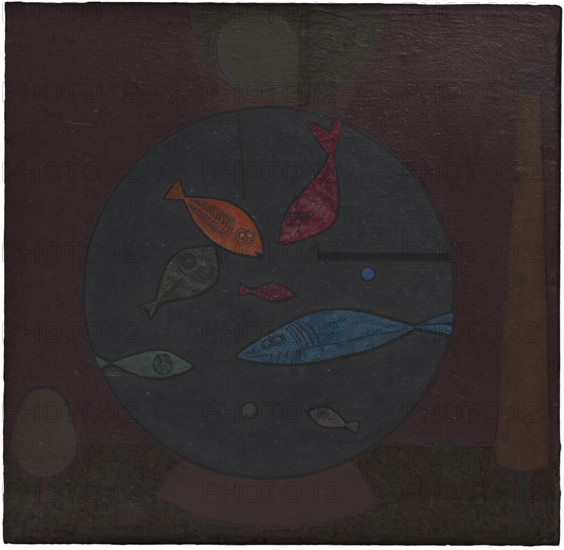 Fishes in a Circle, 1926. Creator: Klee, Paul (1879-1940).