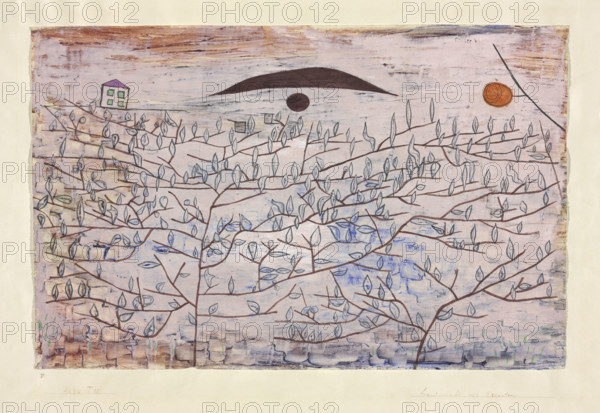 Landscape with accents, 1934. Creator: Klee, Paul (1879-1940).