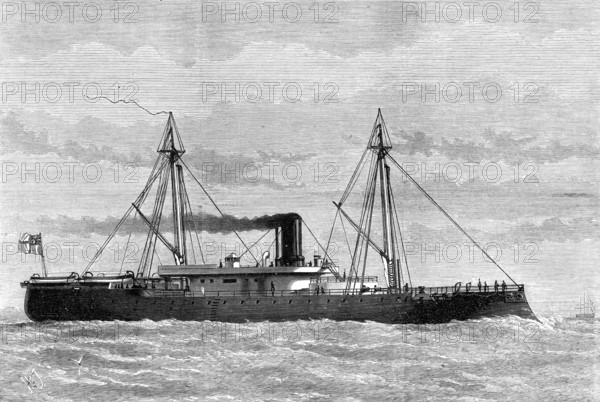 H.M. iron-clad ram Rupert, 1874. Creator: Unknown.