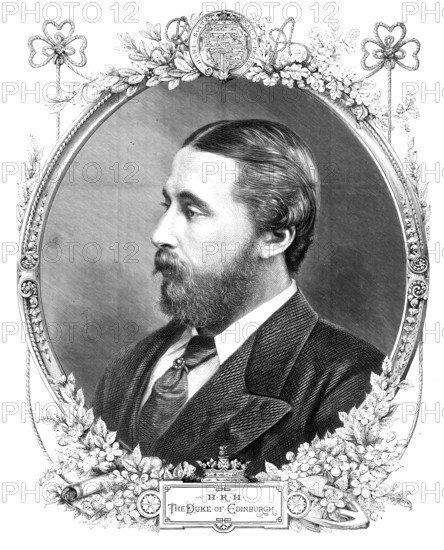 H.R.H. the Duke of Edinburgh, 1874. Creator: Unknown.