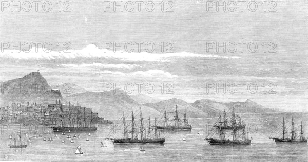 The Channel Fleet Regatta at Vigo, 1874. Creator: Unknown.