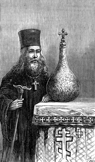 Sketches in Moscow, by our special artist: ancient vase in the Kremlin, 1874. Creator: Unknown.