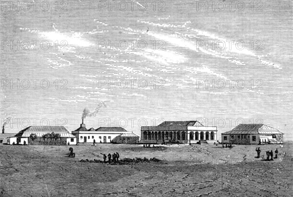Hospital, Ascension Island, 1874. Creator: Unknown.