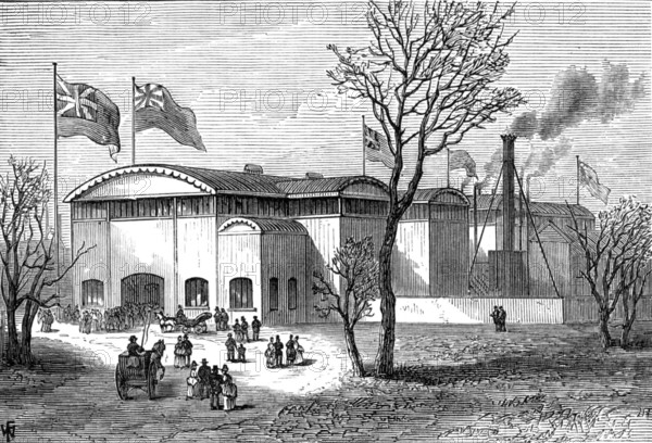 The Exhibition of Scientific Industry, Manchester, 1874. Creator: Unknown.