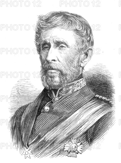 The late Lieut.-General Sir Sydney Cotton, G.C.B., Governor of Chelsea Hospital, 1874. Creator: Unknown.