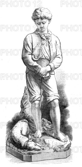 Parted Friends by G. Halse, from the Royal Academy Exhibition of last year, 1874. Creator: Unknown.