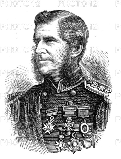 Captain Sir J. E. Commerell, K.C.B., V.C., 1874. Creator: Unknown.