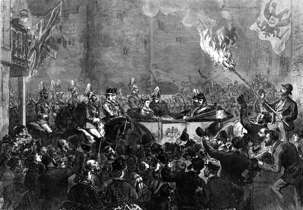 Arrival of the Emperor of Russia at Windsor, 1874. Creator: Unknown.