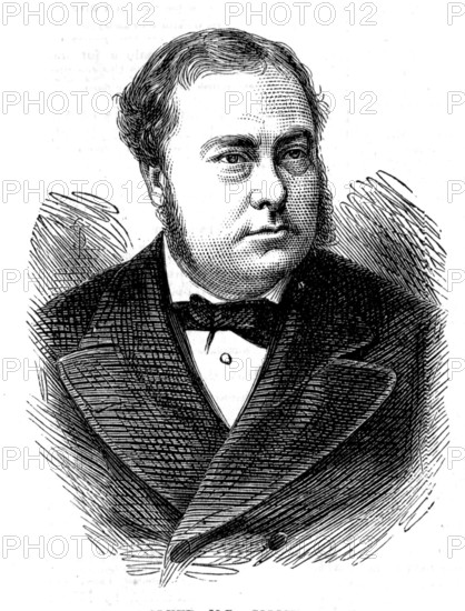 Sir J. Holker, M.P., Solicitor-General, 1874. Creator: Unknown.