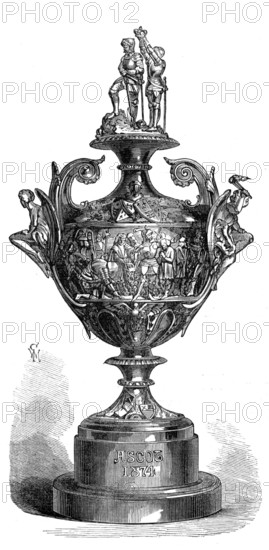 Ascot Race Plate: the Ascot Cup, 1874. Creator: Unknown.