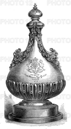 Ascot Race Plate: the Queen's Gold Vase, 1874. Creator: Unknown.