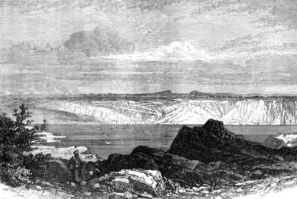 Sketches from Palestine: the Sea of Galilee, 1874. Creator: Unknown.