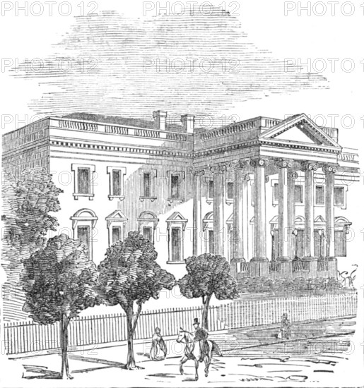The White House, Washington, where the wounded President lies, 1881. Creator: Unknown.