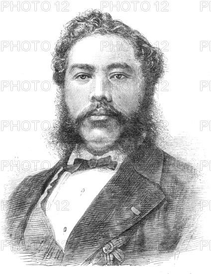 Kalakaua I., King of the Sandwich Islands (Hawaii), 1881. Creator: Unknown.