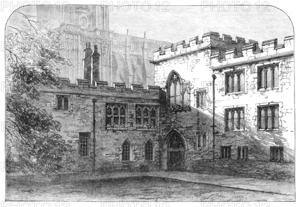 The Deanery, Dean's-Yard, Westminster, 1881. Creator: Unknown.