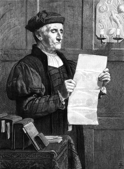 The Man of Law. by H. S. Marks, R.A., from the Royal Academy Exhibition, 1881. Creator: Unknown.