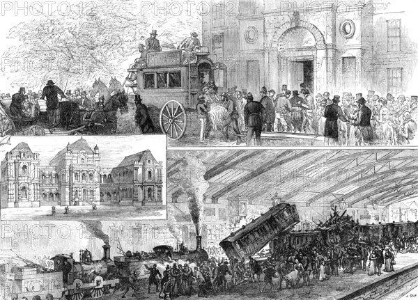 The Fatal Railway Collision at Blackburn, 1881. Creator: Unknown.