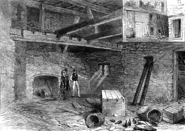 The Bocarda, or Old Prison at Oxford, where Cranmer, Latimer, and Ridley were confined, 1881. Creator: Unknown.