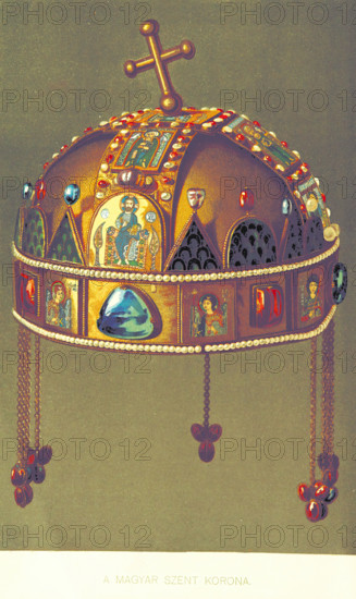 The Holy Crown of Hungary,1895. Creator: Unknown.