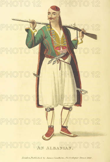 An Albanian, 1813.  Creator: Unknown.
